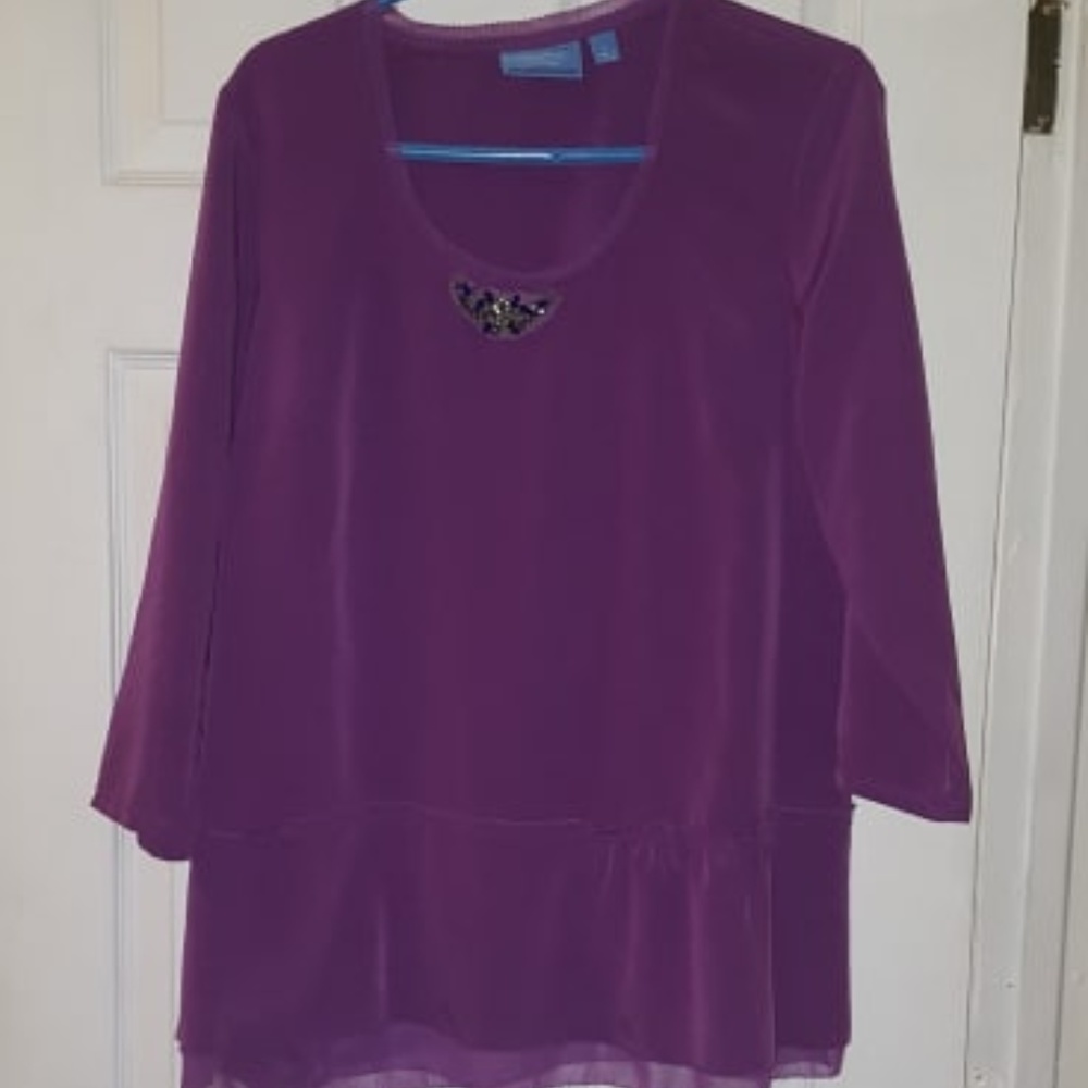 Simply Vera Purple Blouse (L)